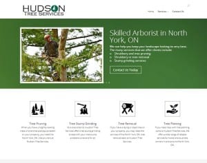 hudton tree service website